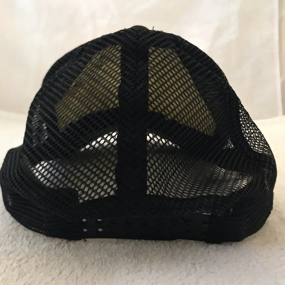 Cobra Eagle Youth Adjustable Black Mesh SnapBack Trucker Cap